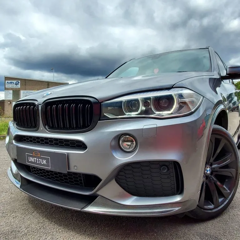 BMW F15 X5 M Sport 2013-2018 Carbon Fiber 3pc Front Splitter – another view