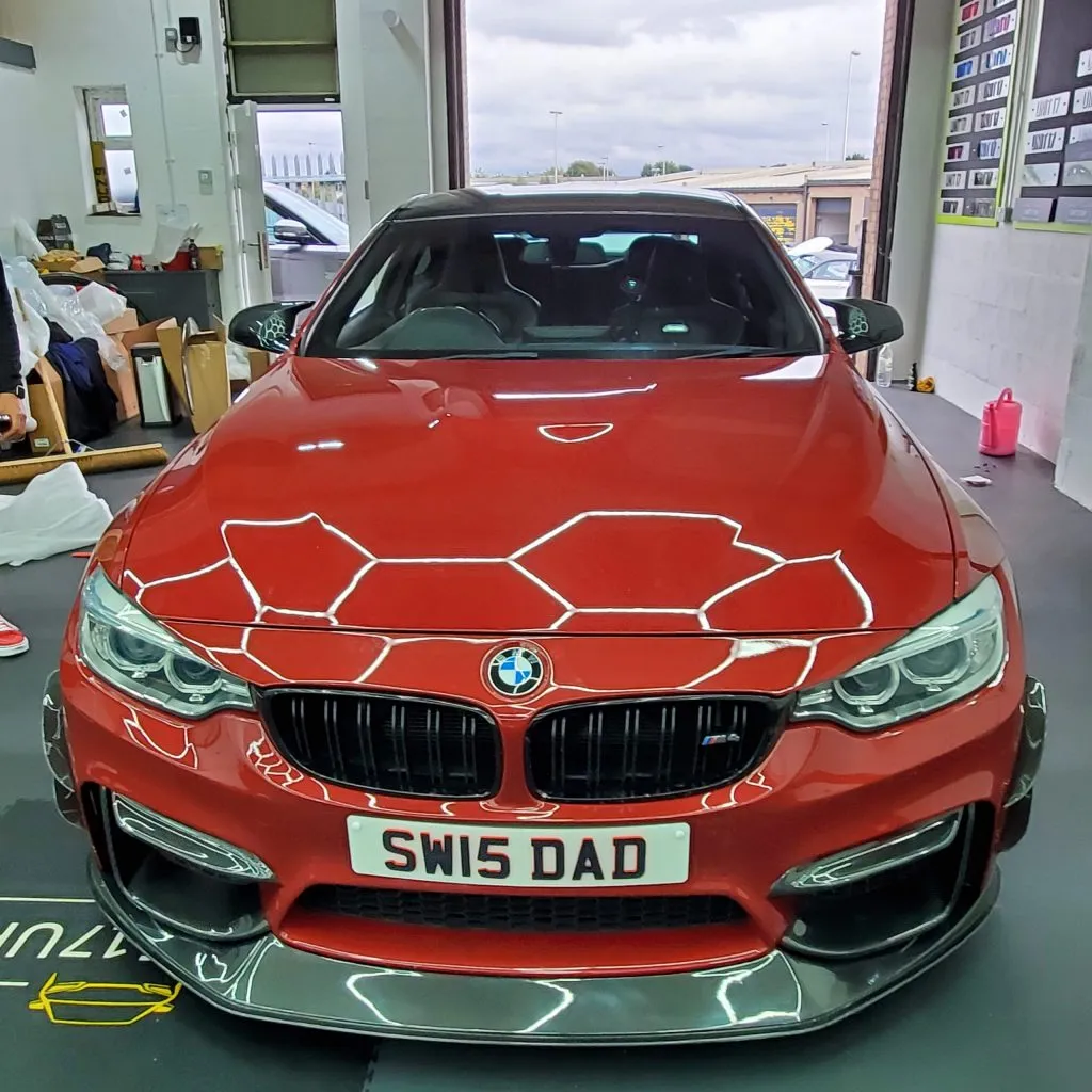 BMW F80/82/83 M3 M4 2014-2019 Carbon Fiber Front Upper Lips — image 3 of 3
