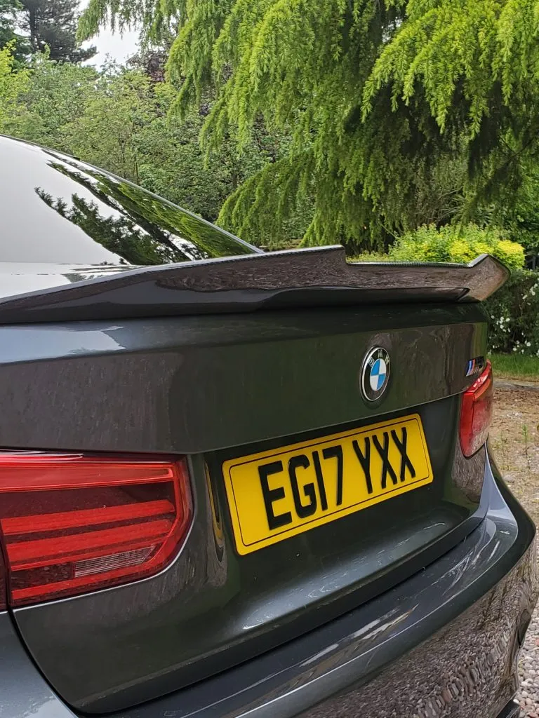 BMW F80 M3 2014-2019 Carbon Fiber PSM Style Spoiler – another view