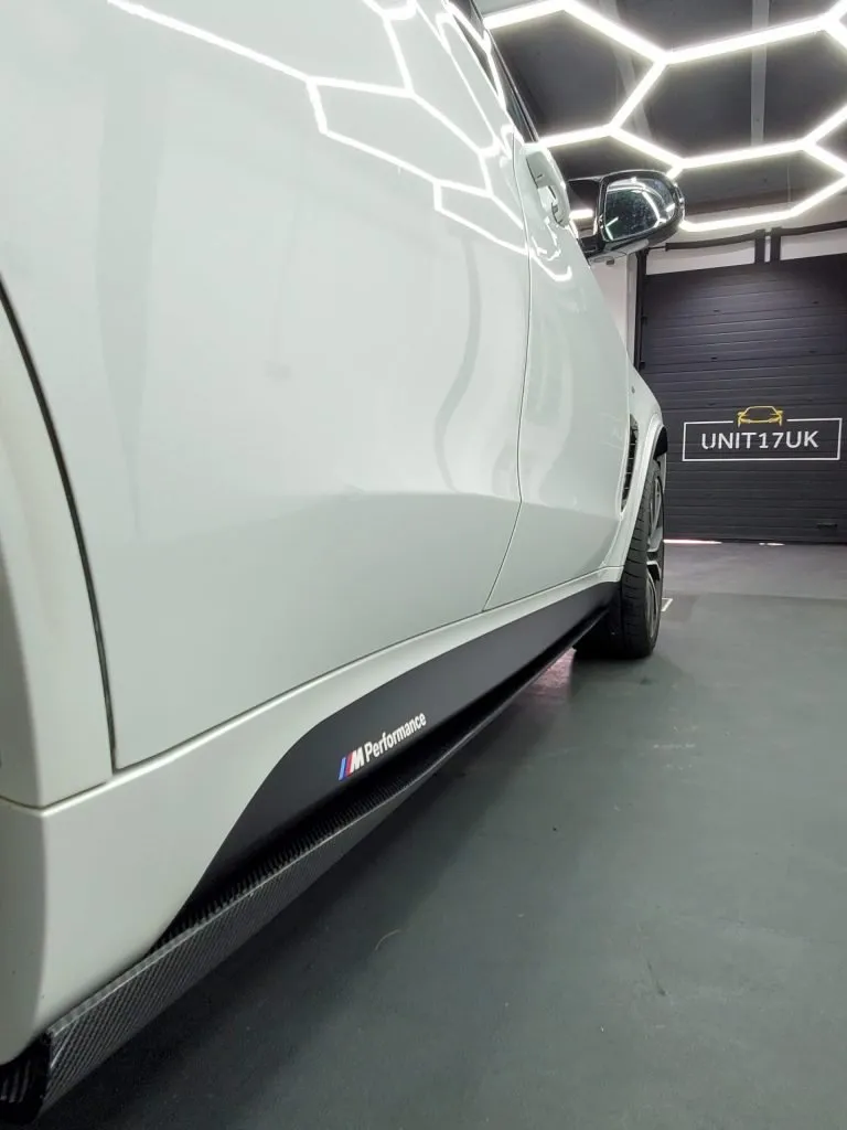 BMW F15 X5 M Sport 2013-2018 Carbon Fiber Side Skirt Extensions — image 5 of 5