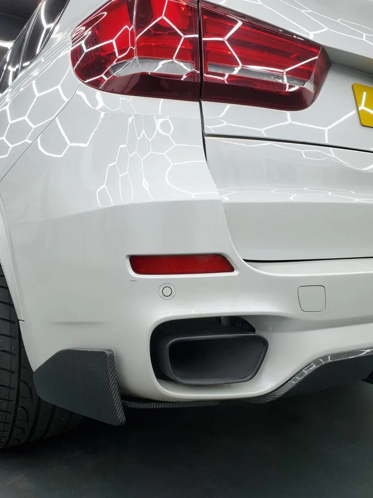 BMW F15 X5 M Sport 2013-2018 Carbon Fiber Rear Bumper Splats — image 5 of 5