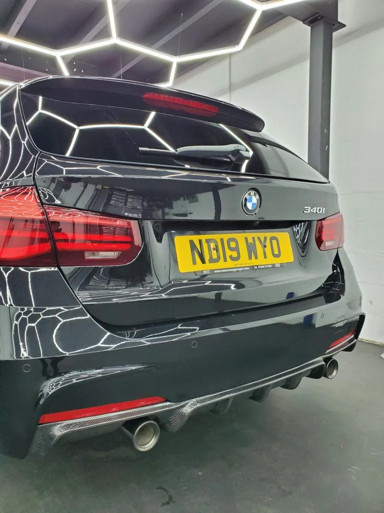BMW F30/F31 3 Series 340i M Sport 2015-2019 Carbon Fiber Rear Diffuser