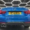 BMW F32/F33/F36 4 Series M Sport 2014-2020 Carbon Fiber Rear Diffuser — thumbnail 5