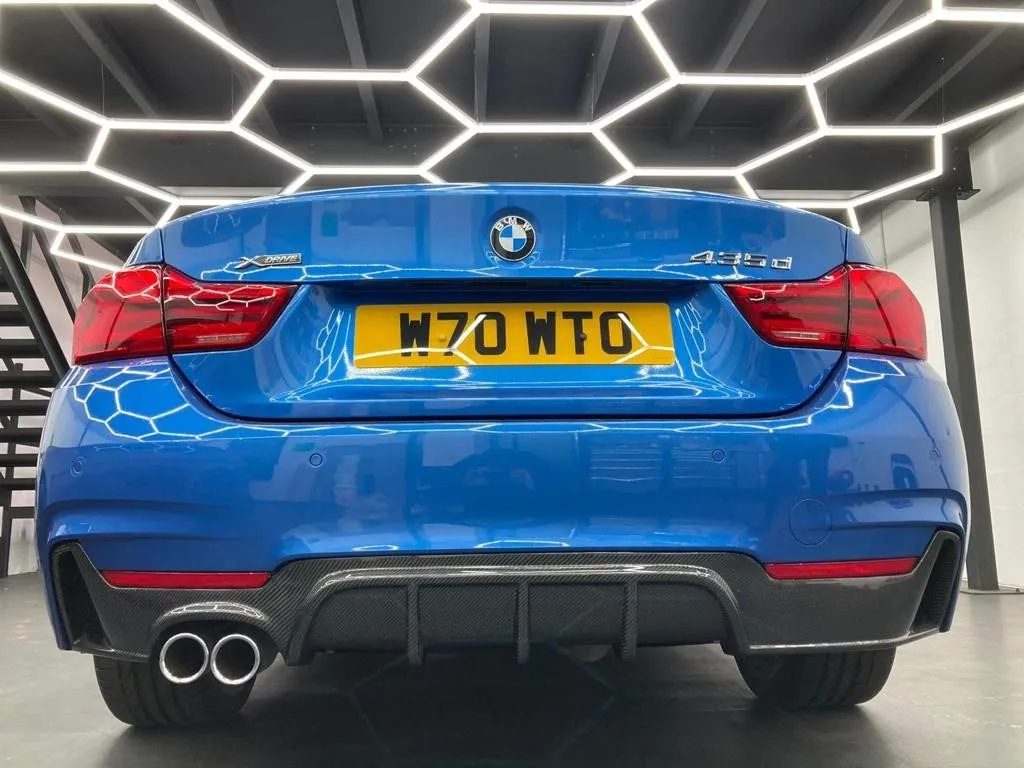 BMW F32/F33/F36 4 Series M Sport 2014-2020 Carbon Fiber Rear Diffuser — image 5 of 5