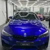 BMW F80 F82 F83 M3/M4 2014-2020 Carbon Fiber 3pc PERFORMANCE Style Front Lip Splitter — thumbnail 7