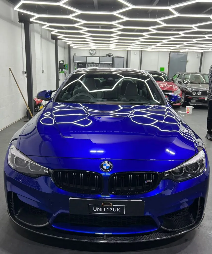 BMW F80 F82 F83 M3/M4 2014-2020 Carbon Fiber 3pc PERFORMANCE Style Front Lip Splitter — image 7 of 11