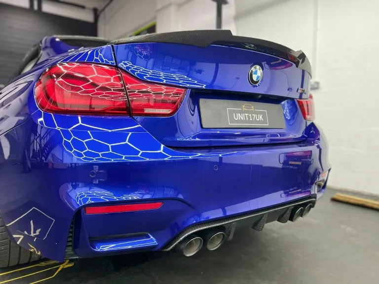 BMW F80 F82 F83 M3 M4 MP Style Carbon Fiber OEM Rear Diffuser – another view