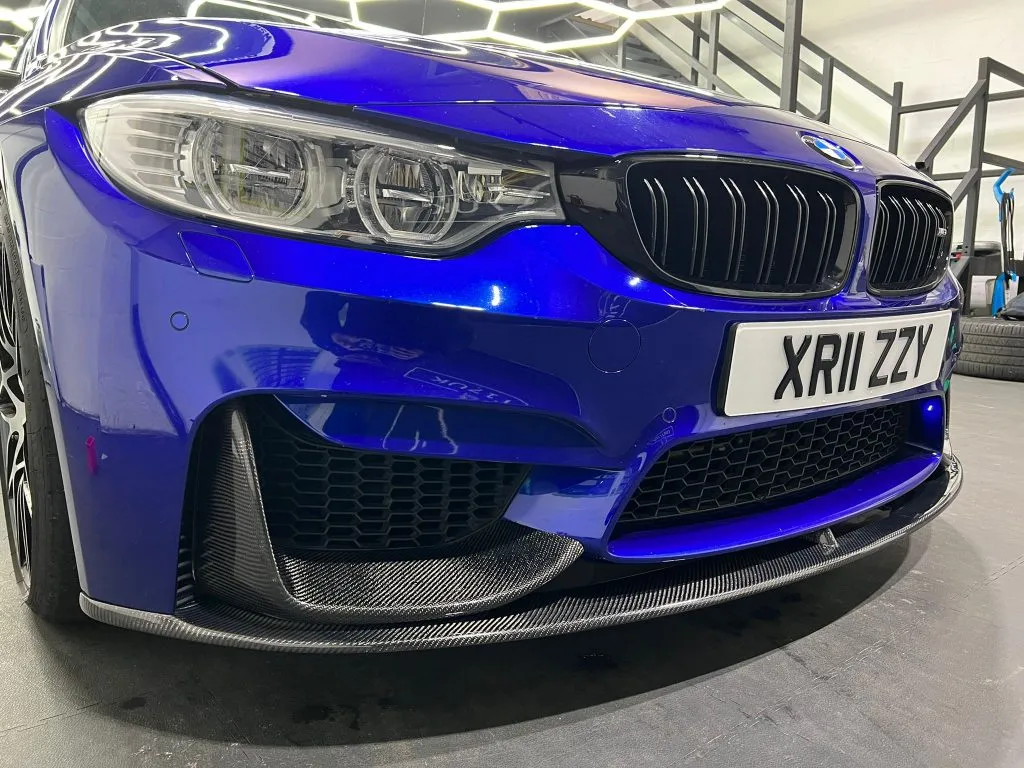 BMW F80 F82 M3/M4 2014-2019 Carbon Fiber Lower Front Splitter — image 4 of 4