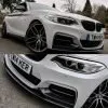 BMW F22 2 Series M Sport 2013-2020 Carbon Fiber Front Splitter — thumbnail 1