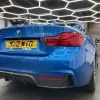 BMW F32/F33/F36 4 Series M Sport 2014-2020 Carbon Fiber Rear Diffuser — thumbnail 3