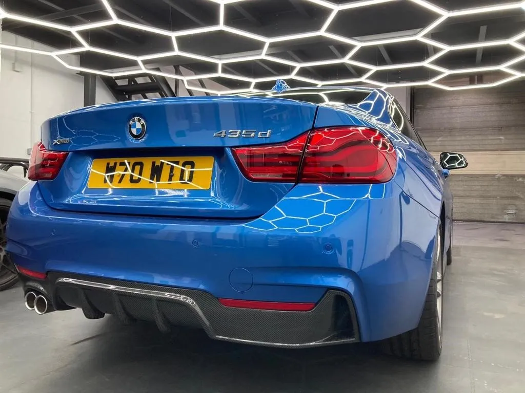 BMW F32/F33/F36 4 Series M Sport 2014-2020 Carbon Fiber Rear Diffuser — image 3 of 5