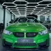 BMW F80 F82 F83 M3/M4 2014-2020 Carbon Fiber 3pc PERFORMANCE Style Front Lip Splitter — thumbnail 1