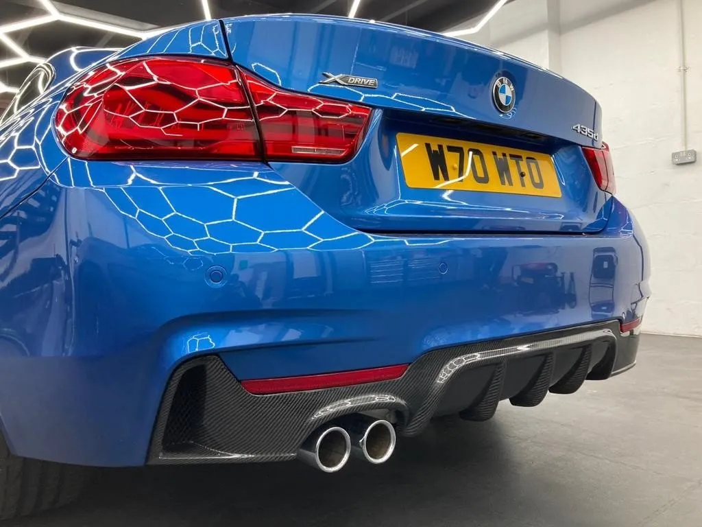 BMW F32/F33/F36 4 Series M Sport 2014-2020 Carbon Fiber Rear Diffuser — image 1 of 5