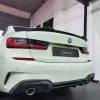 BMW G20/G21 3 Series M Sport 2019-Present Carbon Fiber Rear Diffuser — thumbnail 3