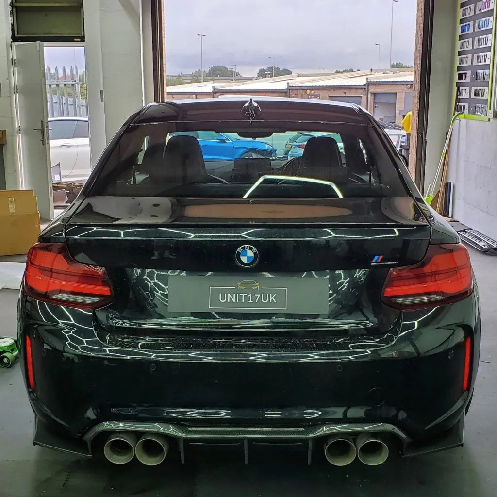 BMW F87 M2 2015-2020 Carbon Fiber 3pc Rear Diffuser — image 3 of 4