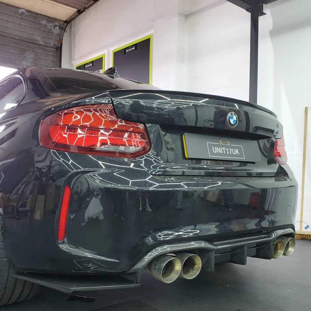 BMW F87 M2 2015-2020 Carbon Fiber 3pc Rear Diffuser — image 4 of 4