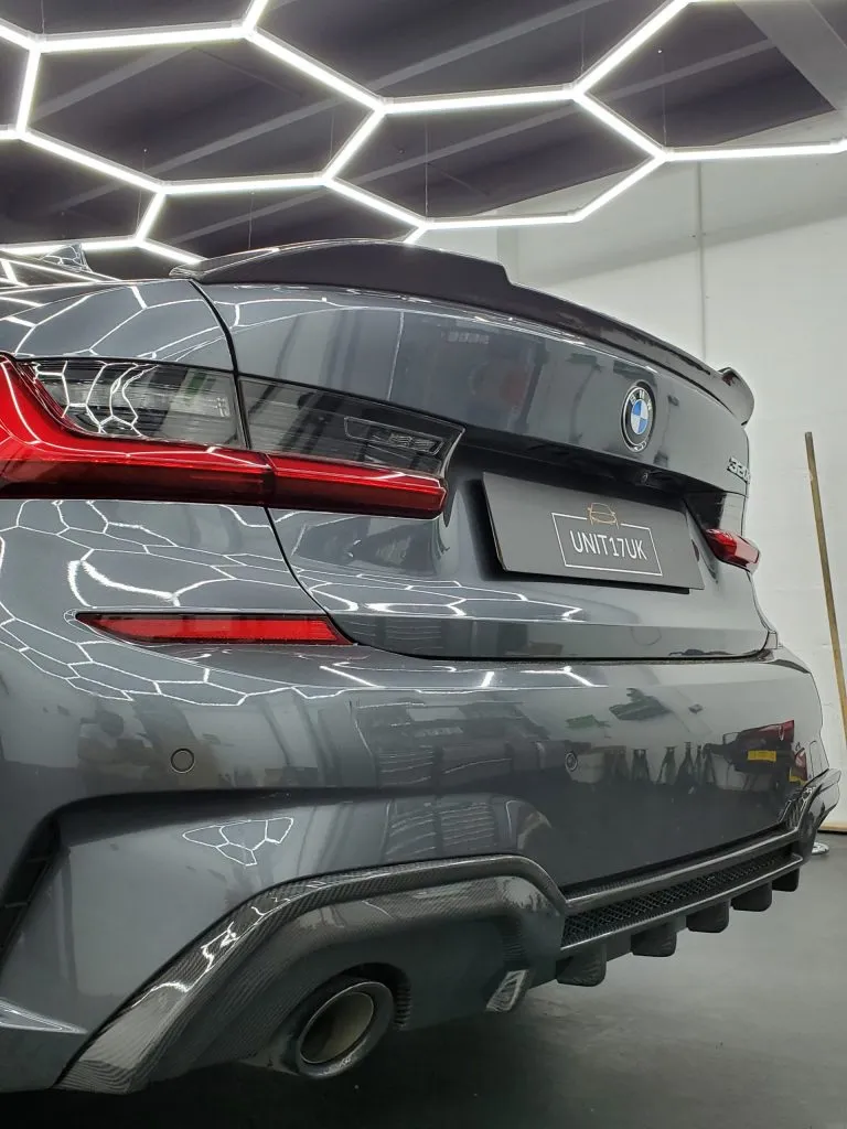 BMW G20/G21 3 Series M Sport 2019-Present Carbon Fiber Rear Diffuser — image 2 of 4