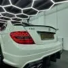 Mercedes C63 AMG Facelift W204 2011-2014 Carbon Fiber Big Fin Rear Diffuser — thumbnail 4