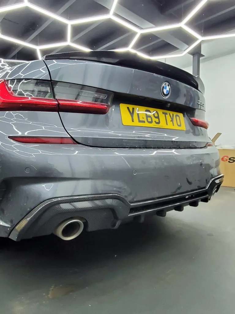 BMW G20/G21 3 Series M Sport 2019-Present Carbon Fiber Rear Diffuser