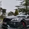 Mercedes C63 AMG C205 W205 2015-2021 Carbon Fiber Brabus Style B Front Splitter — thumbnail 4
