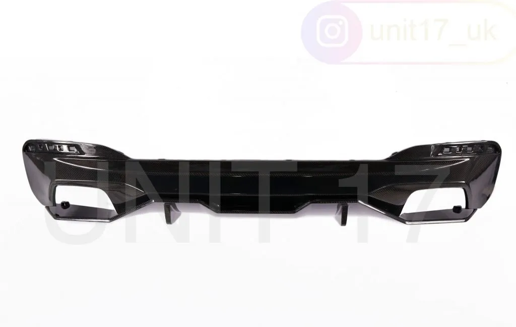 BMW G30/G31 5 Series M Sport 2018+ Carbon Fiber Rear Diffuser — image 4 of 4