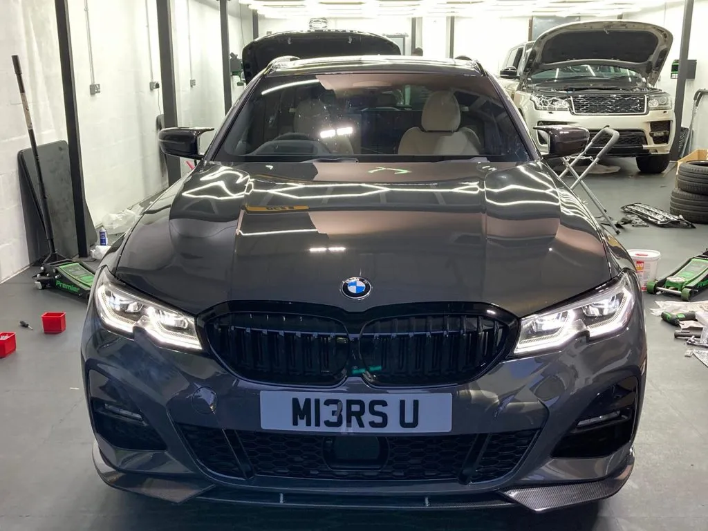 BMW G20/21 3 Series M Sport 2019-Present Carbon Fiber Front Splitter — image 4 of 7