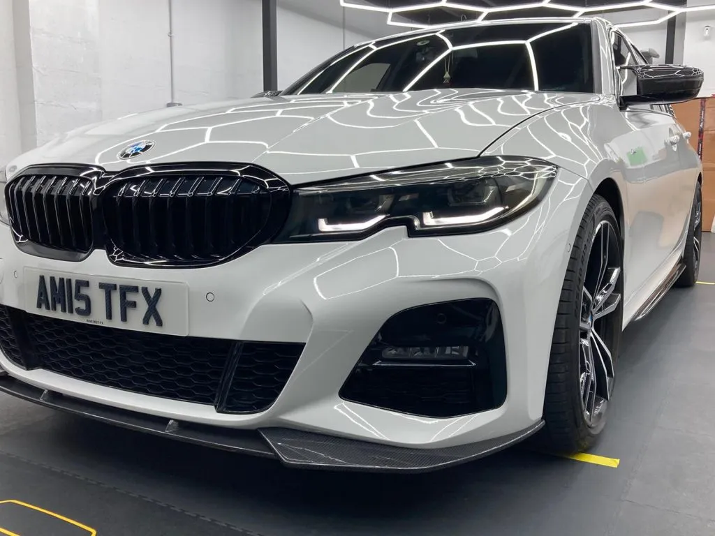 BMW G20/21 3 Series M Sport 2019-Present Carbon Fiber Front Splitter — image 2 of 7