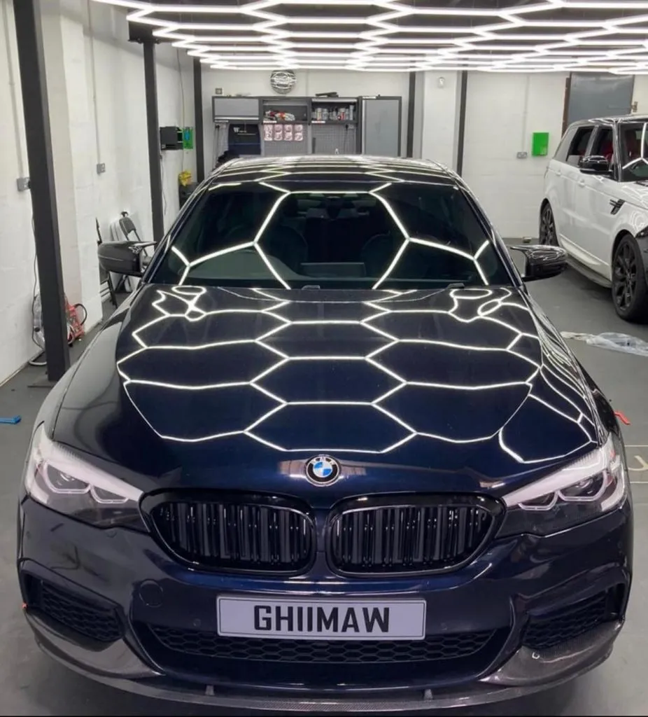 BMW G30/G31 5 Series M Sport 2017-2021 Carbon Fiber Front Splitter — image 6 of 7
