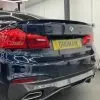 BMW G30/G31 5 Series M Sport 2018+ Carbon Fiber Rear Diffuser — thumbnail 1