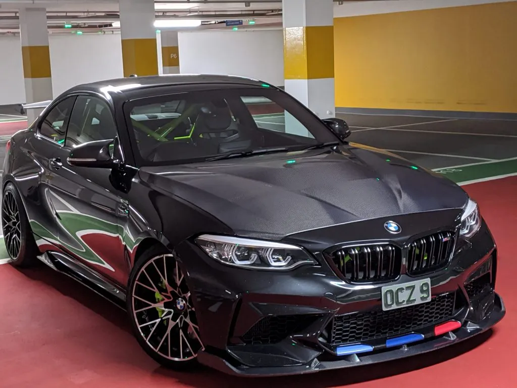 BMW F87 M2 2018-2021 Competition Carbon Fiber Front Splitter — image 2 of 3