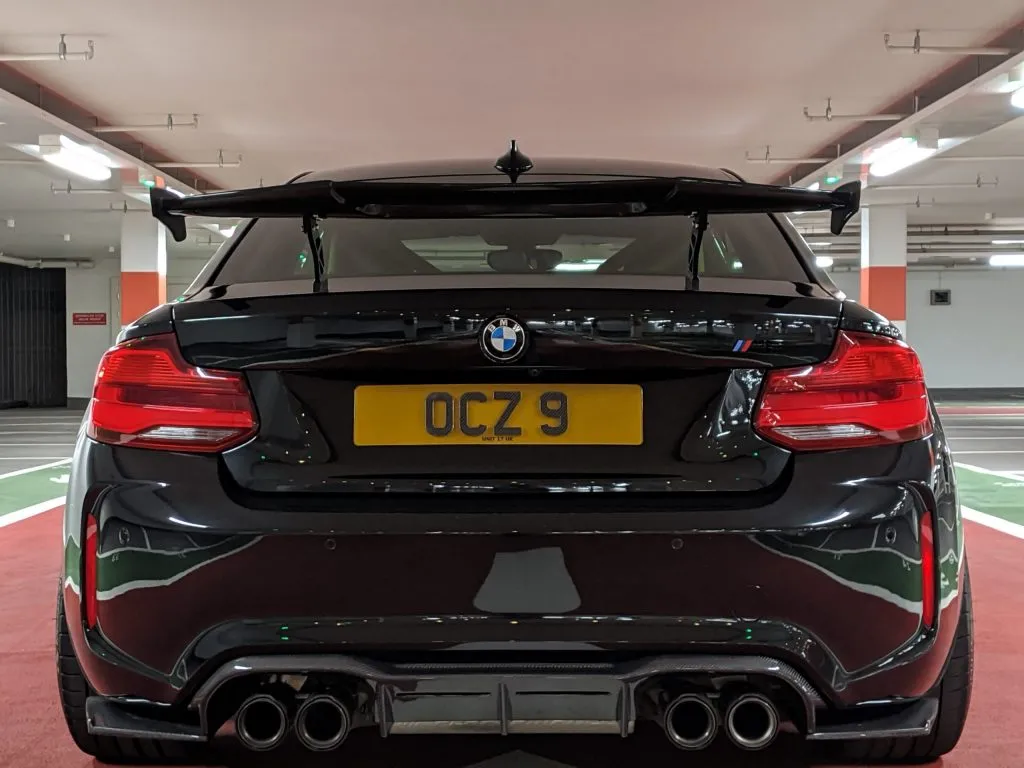 BMW F87 M2 2015-2020 Carbon Fiber 3pc Rear Diffuser — image 1 of 4
