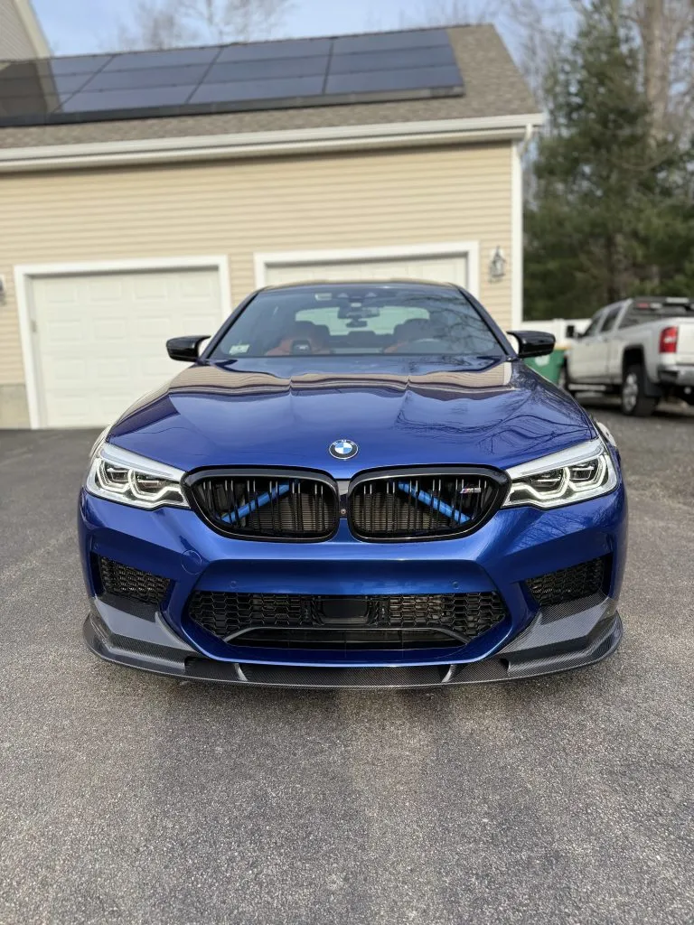 BMW F90 M5 3d style Front lip for 2018-2020 Carbon Fiber PRE LCI – another view