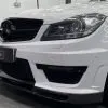 Mercedes C63 AMG W204 2011-2014 Carbon Fiber Front Splitter — thumbnail 10