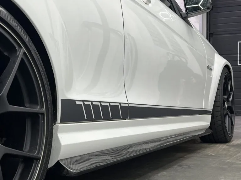 Mercedes C63 AMG W204 2011-2014 Carbon Fiber Side Skirt Extensions