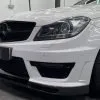 Mercedes C63 AMG W204 2011-2014 Carbon Fiber Front Splitter — thumbnail 3