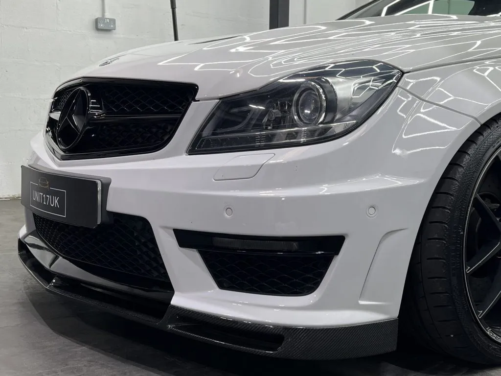 Mercedes C63 AMG W204 2011-2014 Carbon Fiber Front Splitter — image 3 of 12