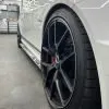 Mercedes C63 AMG W204 2011-2014 Carbon Fiber Side Skirt Extensions — thumbnail 2