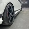 Mercedes C63 AMG W204 2011-2014 Carbon Fiber Side Skirt Extensions — thumbnail 3