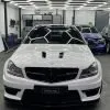 Mercedes C63 AMG W204 2011-2014 Carbon Fiber Front Splitter — thumbnail 12