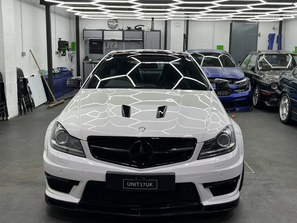 Mercedes C63 AMG W204 2011-2014 Carbon Fiber Front Splitter — image 12 of 12