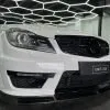 Mercedes C63 AMG W204 2011-2014 Carbon Fiber Front Splitter — thumbnail 2