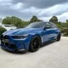 BMW G80 G82 G83 M3 M4 2021-Present Carbon Fiber Side Skirt Extensions w/small winglet (Unitexclusives) — thumbnail 4