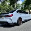 BMW G80 G82 G83 M3 M4 2021-Present Carbon Fiber Side Skirt Extensions w/small winglet (Unitexclusives) — thumbnail 6