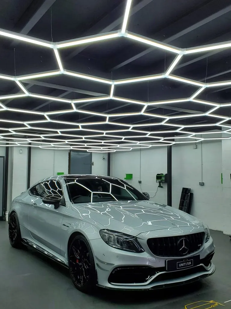 Mercedes C63 AMG W205 2015-2021 Carbon Fiber Edition 1 Splitter 3pc — image 7 of 9