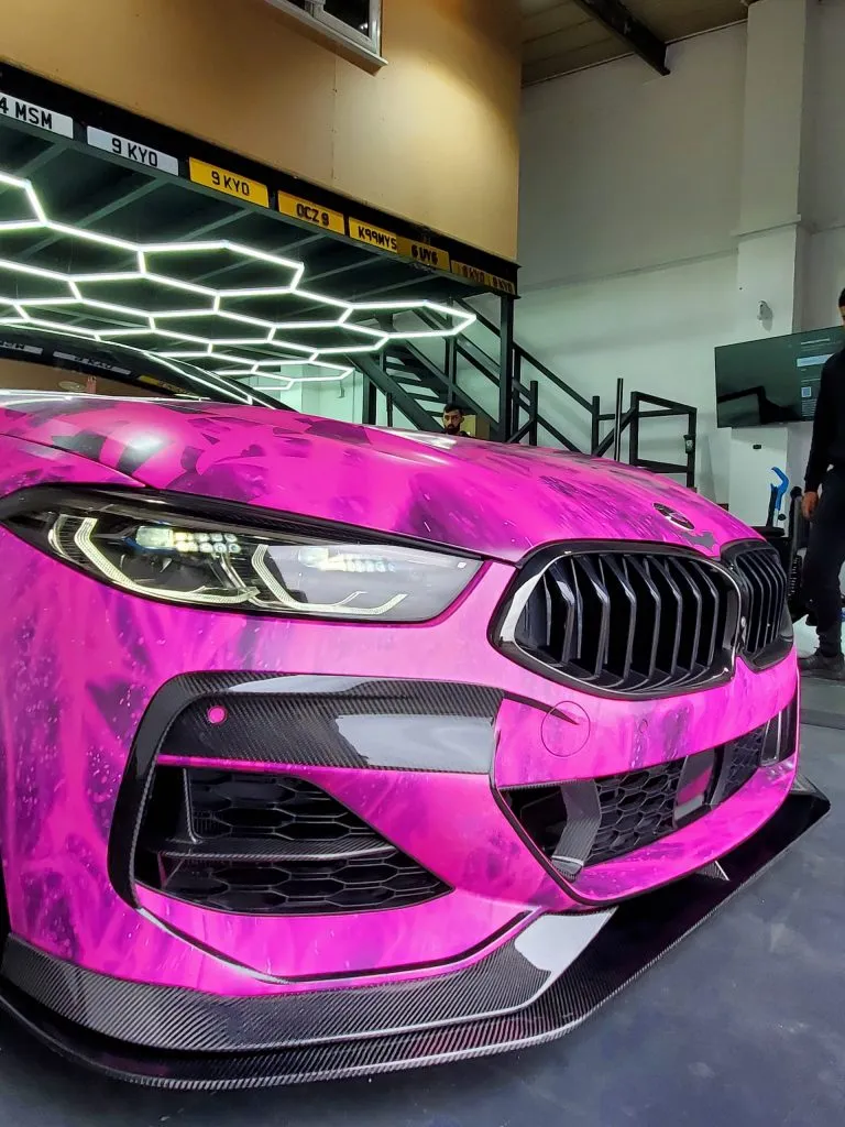 BMW 8 Series 2018-Present Carbon Fiber Front Bumper Trims — image 5 of 7