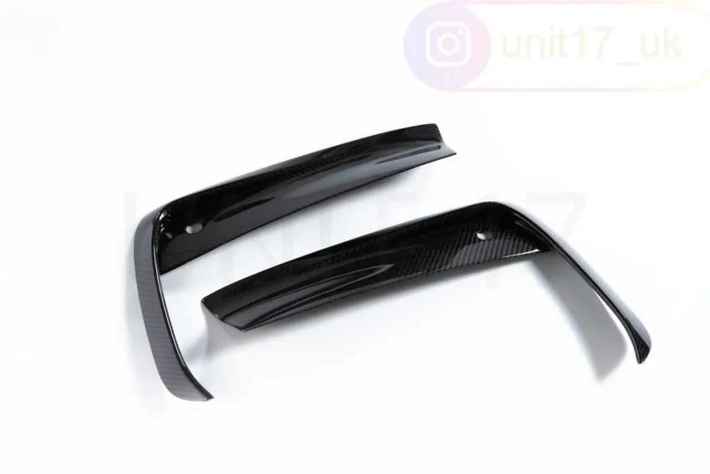 BMW 8 Series 2018-Present Carbon Fiber Front Bumper Trims — image 3 of 7