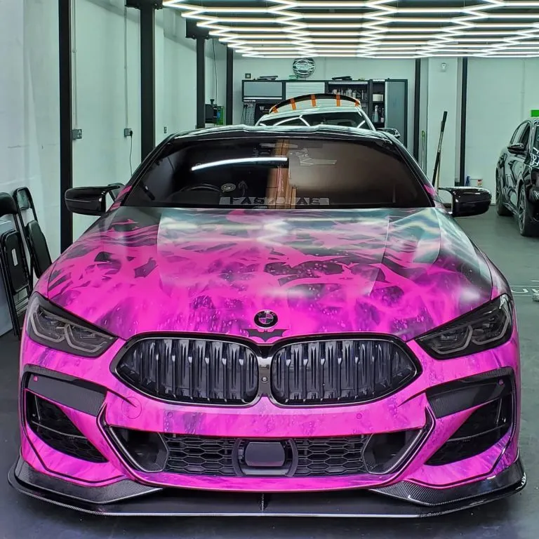 BMW 8 Series 2018-Present Carbon Fiber AC Style Front Splitter 3pc