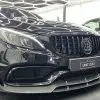 Mercedes C63 AMG C205 W205 2015-2021 Carbon Fiber Brabus Style B Front Splitter — thumbnail 1