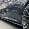 Mercedes C63 AMG C205 W205 2015-2021 Carbon Fiber Side Skirt Extensions — thumbnail 1