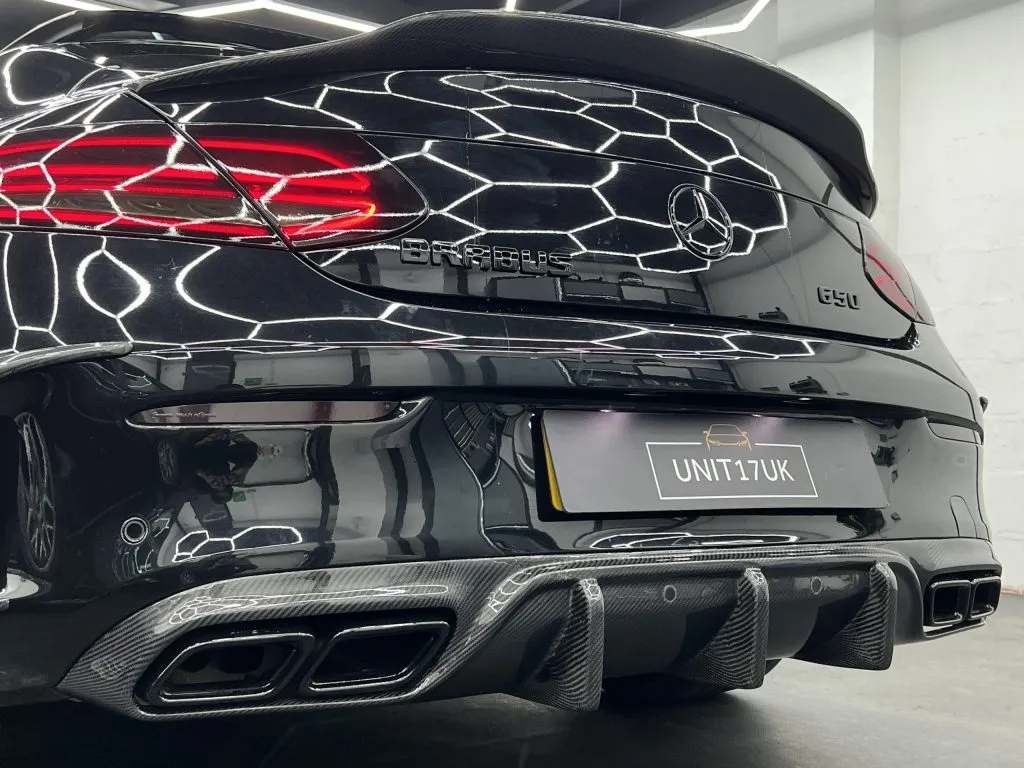 Mercedes C63 AMG Coupe C205 W205 2015-2021 Carbon fiber Brabus Style Rear Diffuser